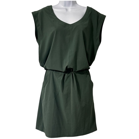 Prana Dress Norma Athletic Stretch Size Small NWOT green - Picture 1 of 9